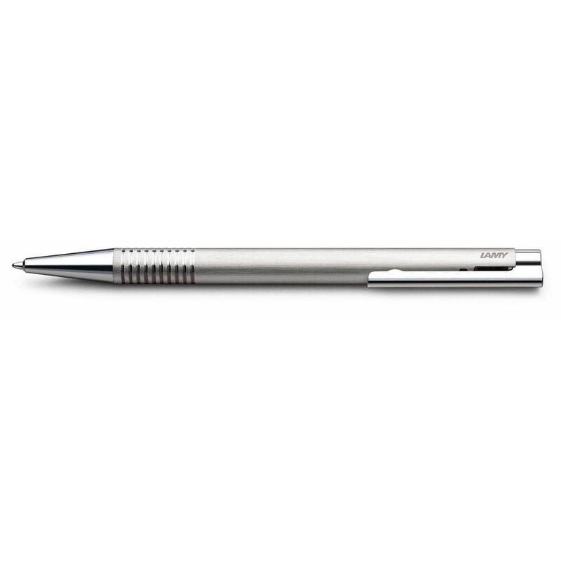 LAMY Logo Ballpoint Brushed Steel image number 0